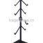 Excellence light black 8 pics wheel tire hanger display