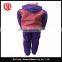 OEM garment Pu fleece hood apparel girls sets clothing