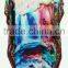 Silk crepe DIGITAL print kaftan CAFTAN tunic poncho blouse KURTA