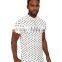 Latest design mens short sleeve custom dot funny polo shirt