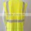 100%polyester hi vis v-neck chest pocket night use warning t-shirt