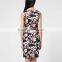 Fashion latest women dresses sexy summer bodycon printed one piece dress latest