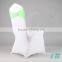 spandex lycra chair bands elastic chair sash with buckle for wedding
