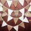 Rustic Burlap Bunting & Calico Flags Country Weddings Bunting & Barn Dance Bunting