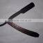 Barber Straight Cut Throat Shaving Razor With Metal Texture