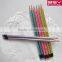 12 pcs HB roll printing pencil with eraser pencil with pvc box