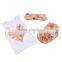 Wholesale Girls O Neck sleeveless heart tshirt ruffle gold dot bloomer and headband baby girls outfit