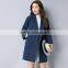 B41001A 2017 new fashion women autumn and winter wool long coat