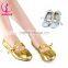 2017 Shiny Folding Girls Women Soft Ballet Shoes PU Ballet Dance Shoes