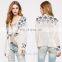china custom shape printed long sleeves no button knit womens knitted cardigan sweater