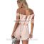 2016 BAIYIMO Women's Sexy Off Shoulder Jumpsuit Rompers Jumpsuit