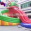 outdoor inflatable water splash park with slide for sale