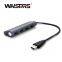 4 Ports USB 3.0 Hub Aluminum Design Multi-function USB Docking