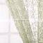 beautiful polyester flocking organza curtain home textile living room decoration