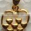 Gold plated jewellery pendant manufacturer, gold plated jewelry pendant exporter