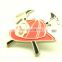 25 Experience FACTORY PRICE China Construction Cap 2D Metal Pin Badge