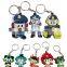 2017 Newst Pvc Emoji Led Keychain Couple Gifts