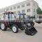 China diesel engine 50 hp 4wd mini tractors with front end loader