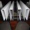 Profile Aluminum Square Pass Canopies Roll Coating