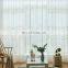 Hot selling embroidery wave design voile curtain for hoom