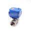 High Grade DC 6V Mini Solenoid Mixing Hot Water Motorize SS Ball Valve