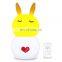 2020 New smart LED night light 3 color of Temperature Adjustable  bedside table light for baby sleeping lights