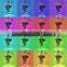 New Fairy Garland RGB 16 Colors Changing Led String Light 10m Battery Remote Control Christmas Outdoor Decor Party Wedding Light