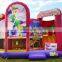 Princess Pink Inflatable Bounce House Used Commercial Bouncy Castle Slide Jumping Combo For Girls