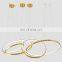 Creative Golden Hotel Lobby Chandelier LED Aluminum Circle Ceiling Light