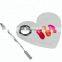 Stainless Steel New Heart Shape Makeup Nail Palette Set Spatula Fashion Palette