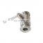 DIN/SMS/3A Sanitary 2 way Ball Valve Triclamp End With Stainless Steel Handle Forged Valve Body