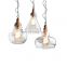 Industrial Loft Light Adjustable Glass Pendant Lamp Edison Decorative LED Bulb Hanging Socket Pendant Fixture