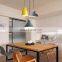 Nordic restaurant lamp creative modern simple personality trend cafe iron macaron restaurant chandelier