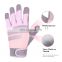 HANDLANDY Pink Synthetic and Foam Padded Palm Protective Automotive Vibration-Resistant Mechanic Working Gloves For Women