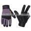 HANDLANDY Breathable Soft Synthetic And Foam Padded Palm Vibration-Resistant Touch Screen Hand Mechanic Safety Work For Men