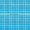 4mm non slip hot melting blue color glass mosaic swimming pool tile