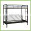 C style Bedroom Furniture Twin Futon Metal Frame Bunk Bed/Triple Bed