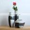 Chinese table home decoration ceramic flower geometric vase