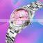 Skmei 9207 stainless steel quartz jam tangan 3atm  waterproof ladies watches