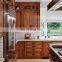 Modern design  custom u shaped full set furniture wood and metal storage kitchen  cabinets and closets