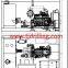 Φ2000mm hydraulic casing extractor with diesel engine power pack used for secant pile foundation work