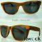 Redwood wooden aviator sunglass/ mens wood eyewear /fashion uv400 sunglasses