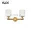 HUAYI New Product Nordic Hotel Bedroom Bedside Gold Indoor Modern Decorative LED Wall Lamp