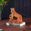 SAINT-VIEW Factory Wholesale Liuli Crystal Tiger Figurine Auspicious Home Office Decoration