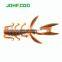 JOHNCOO JOHNCOO Soft Shrimp Fishing Lure 65mm 1.9g Silicone Soft Bait Pesca Isca Artificial Wobblers Attractive Fish Soft