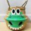 Green Dinosaur Set Seagrass Belly Basket Plant Holder Storage Basket Decor Home Wholesale