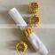 Hot Sale Vintage Rattan Boho Napkin Rings Set of 4 WHolesale Tableware set napkin holder rings wovenmade in Vietnam