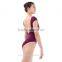 Classic Adult Ballet Leotard with Round Front and U Open Back Girls Gymnastics Leotard