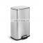 Factory Manufacturer Kitchen Stainless Steel Rectangular Trash Bin