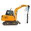 High Quality Maximum Drilling Depth up to 12 Meters Spiral Type Affarestation Excavator Hole Digger for Excavator Tools